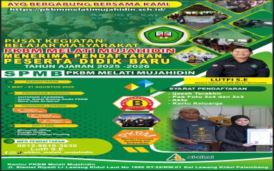 PPDB 2025-2026 PKBM Melati Mujahidin