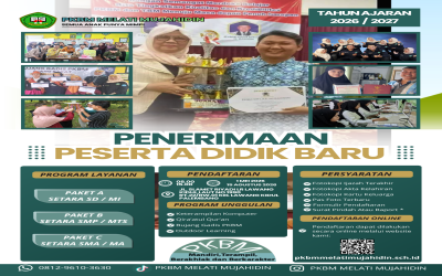 Pendaftaran Peserta Didik Baru Tahun Pelajaran 2026-2027 PKBM Melati Mujahidin